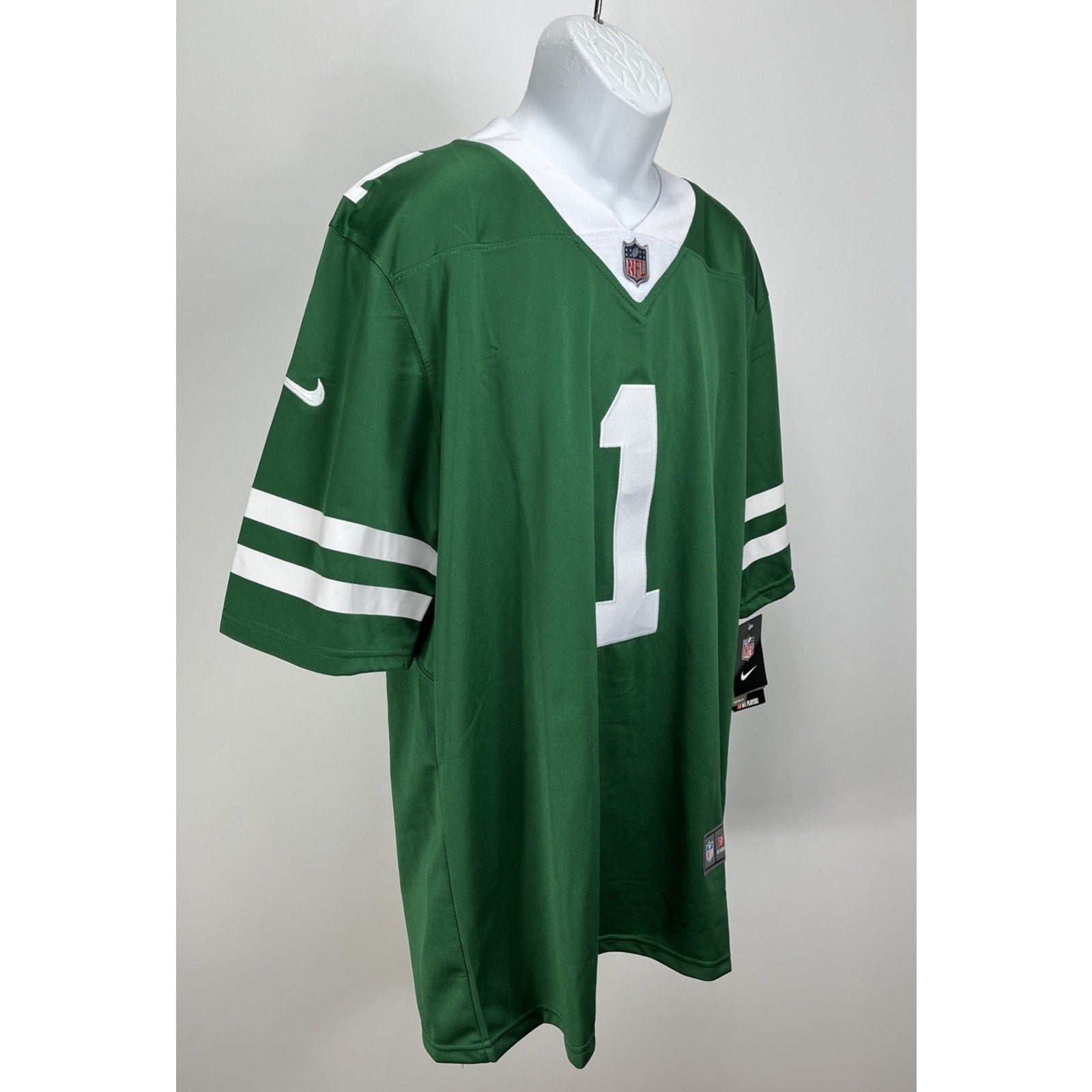 NWT Nike New York Jets Ahmad Sauce Gardner On Field Home Jersey Men’s Size L