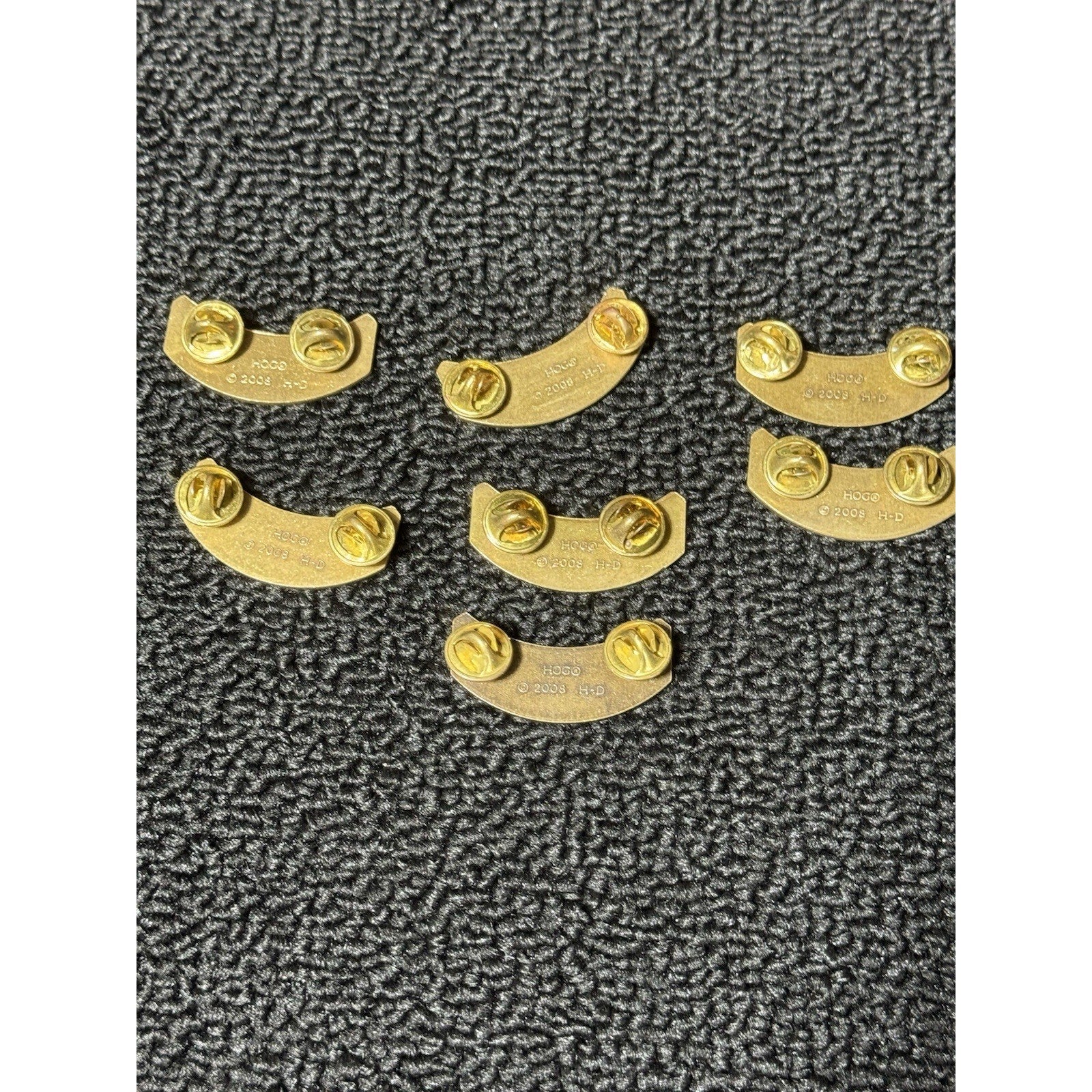 Lot 7 Harley Davidson HOG Vest Hat Lapel Pins 2008 HOCO Annual Member Rockers
