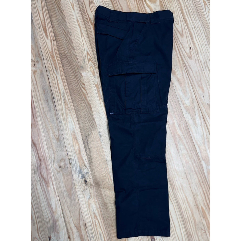 Tactical Midnight Navy TDU Shirt and Pant Set, Sz 2XL Shirt 31.5-35 Adj