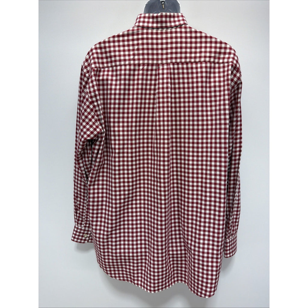 VINEYARD VINES Tucker Shirt Red Check Casual Long-Sleeve Button-Up, Men Size L