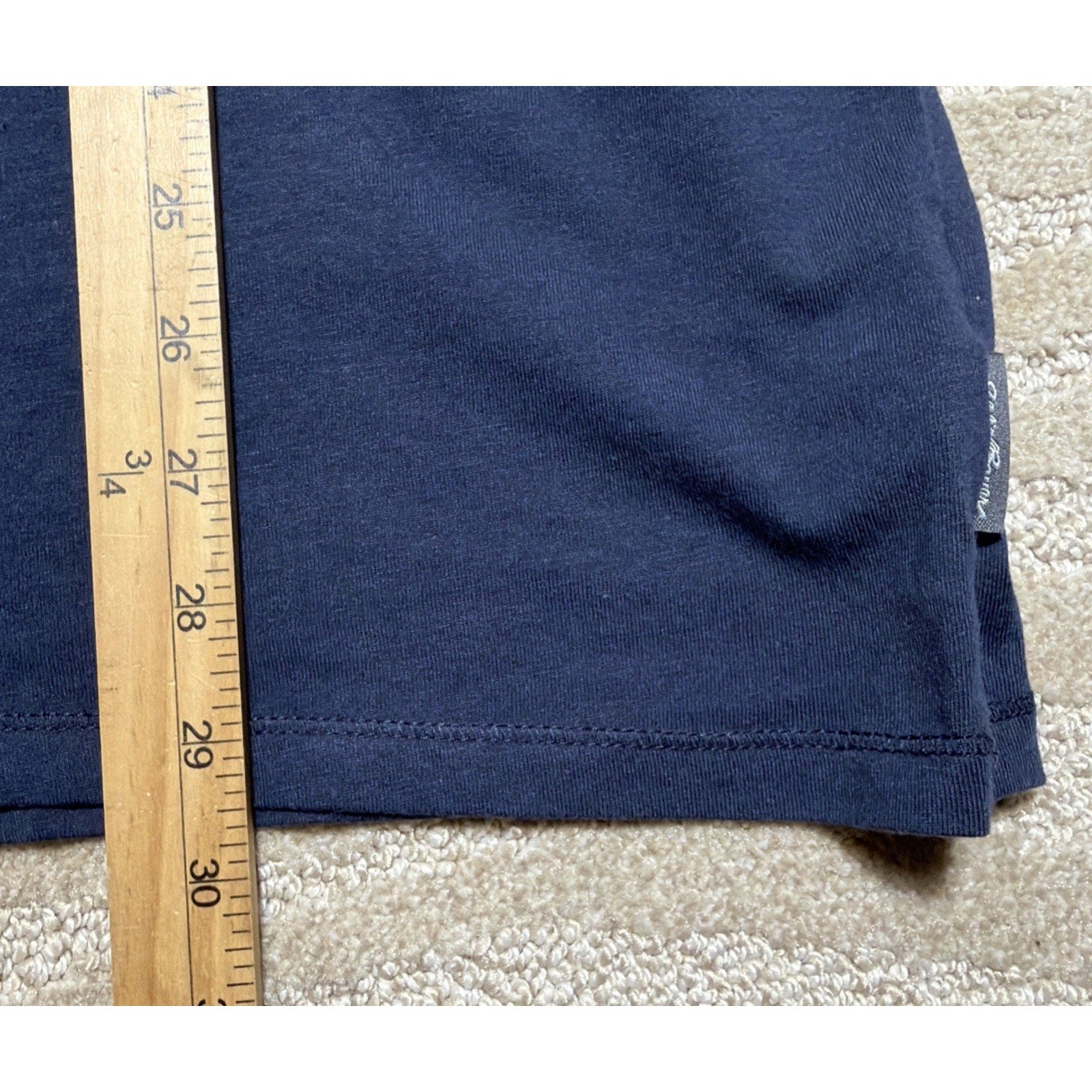 Eddie Bauer T Shirt Men's Large Long Sleeve Pull Over Henley Blue