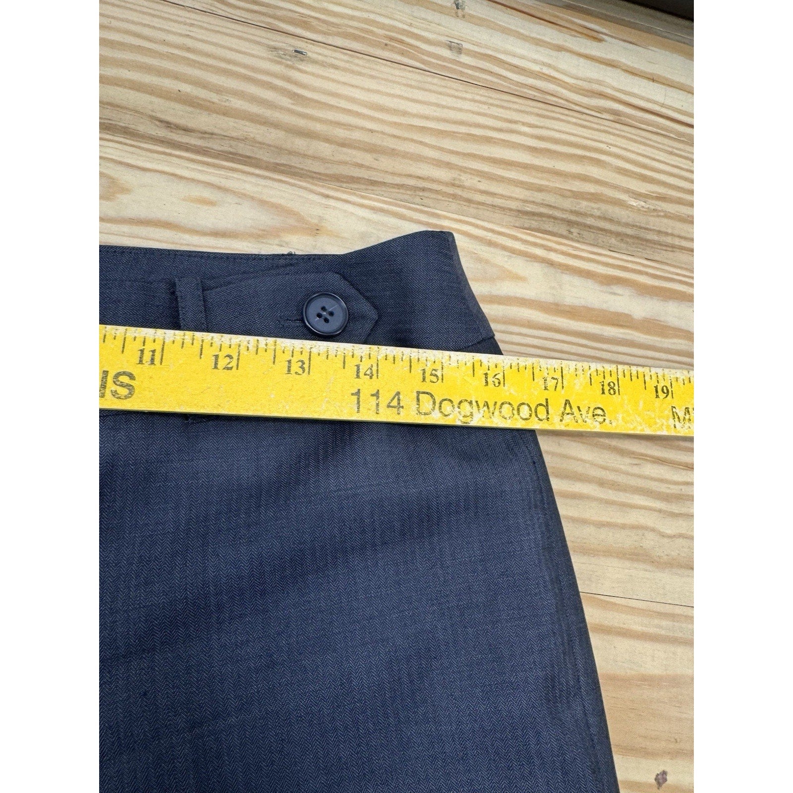 Ann Taylor LOFT Marisa Slacks Mid Rise Trouser Pants Women's 4 Gray Career Line