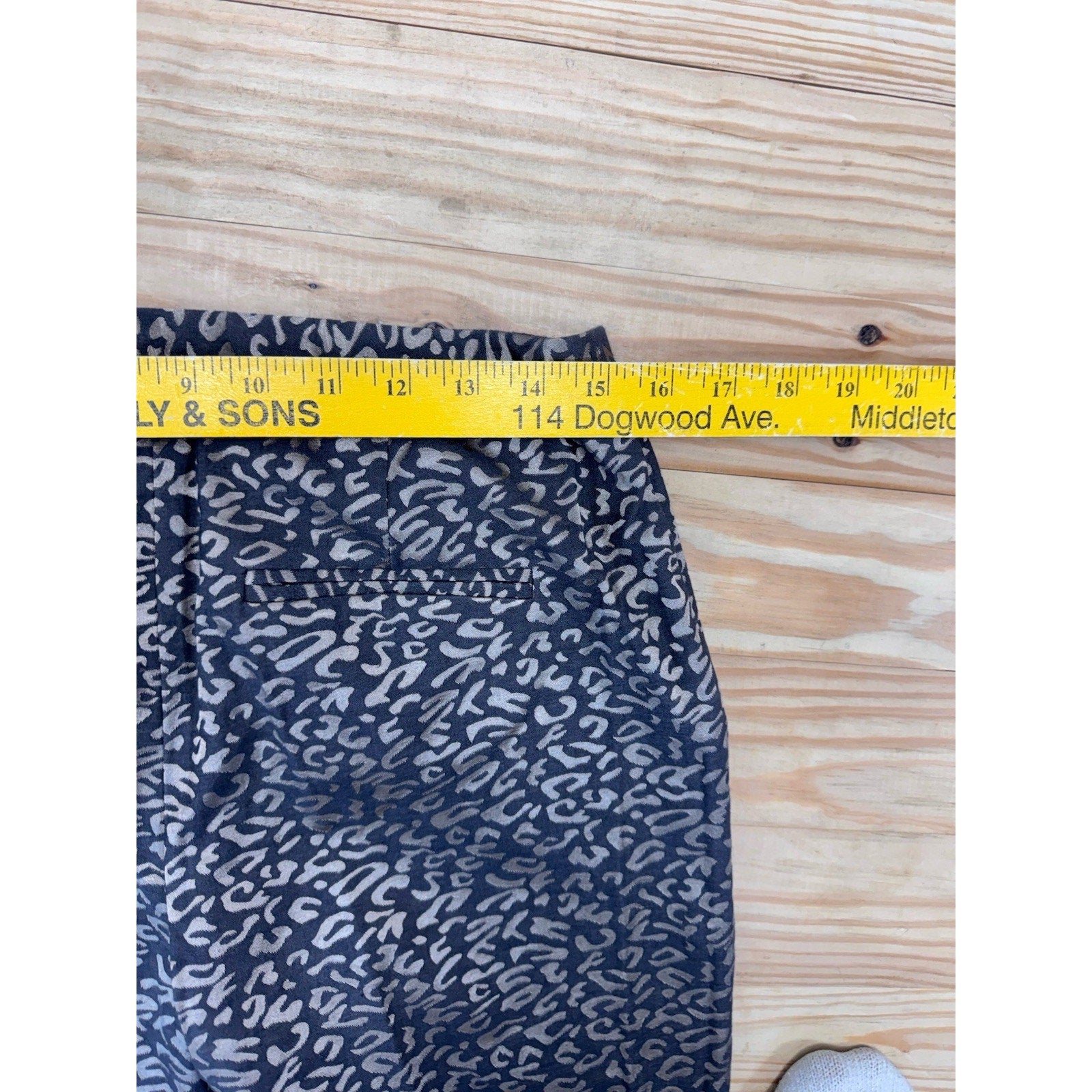 Cato Women’s Size 6 Pants Contemporary Fit Cheetah Print Stretch