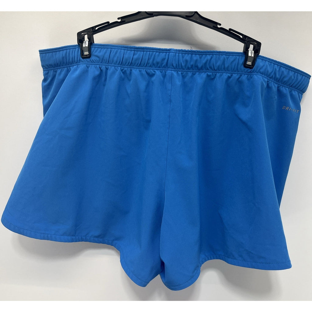 Nike Short Women Large Swoosh Dri Fit Lined Just Do it XL Phantom Run Gym Core