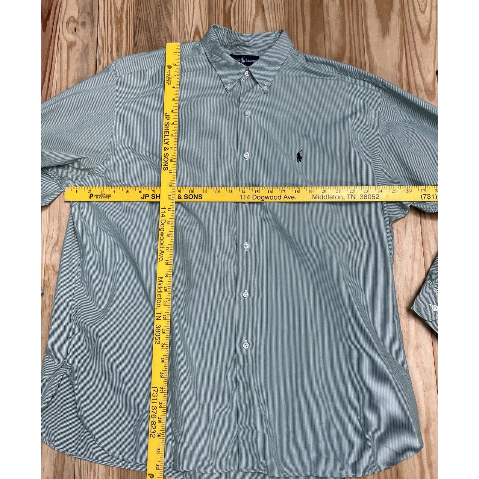 Polo Ralph Lauren McMeel XXL Button Longsleeve Green Men's