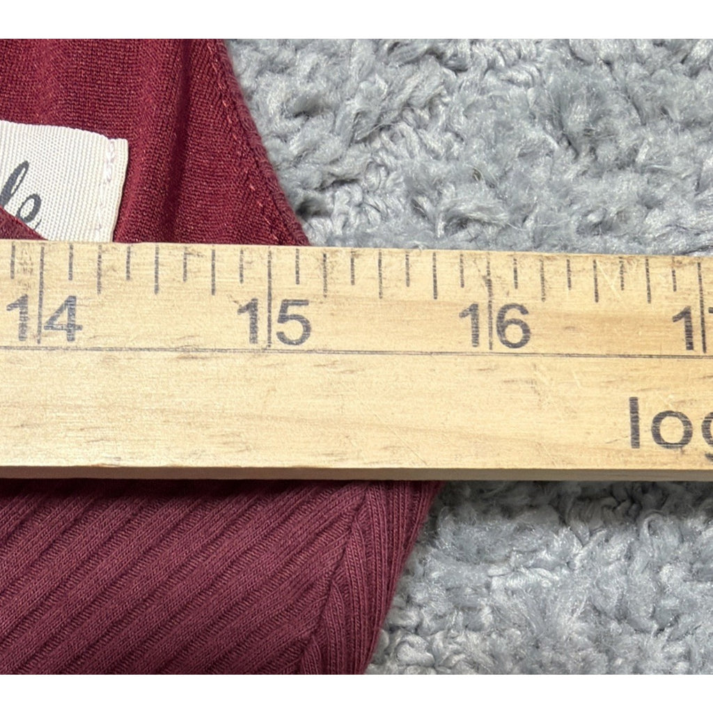 LISTICLE BOUTIQUE Bodycon Lined Ribbed Knit Open-back Jumpsuit Sz Medium