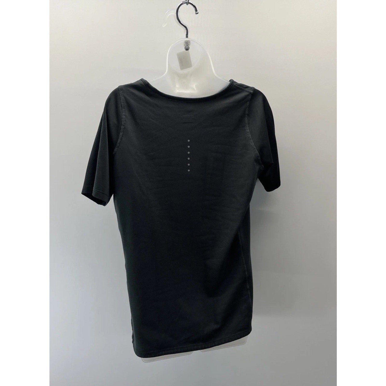 Nike Zonal Cooling Women's Gray Polyester T-Shirt Size L Sleeve Gym