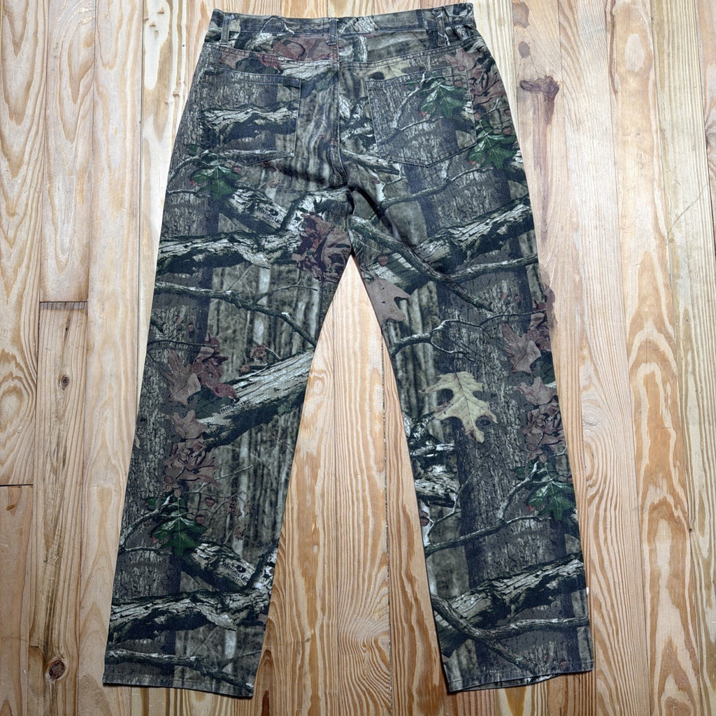 Mossy Oak Camo Hunting Canvas Pants Mens Large 36x32