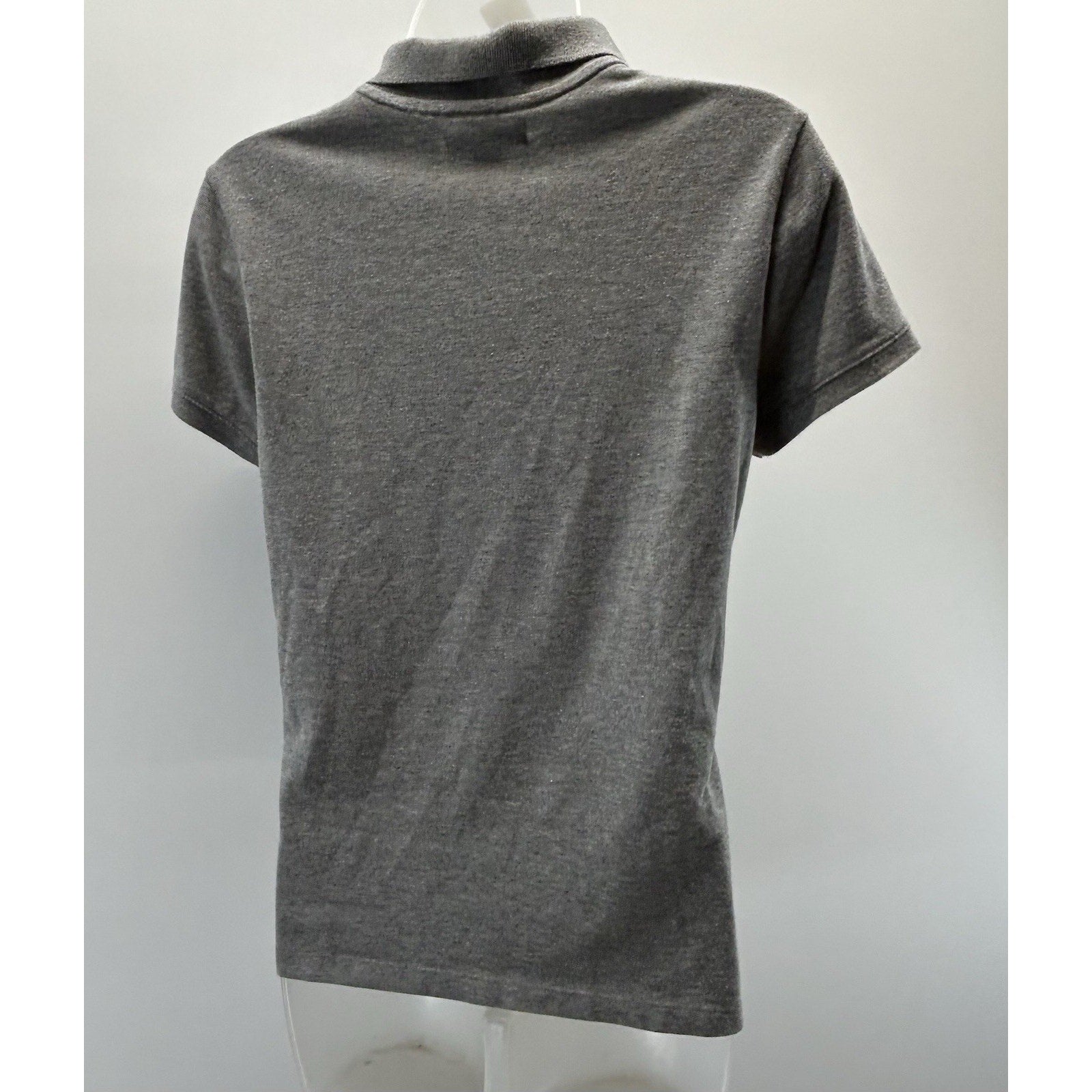 Aeropostale Tank Top Gray Junior Sz Large With Pink Embroidery.