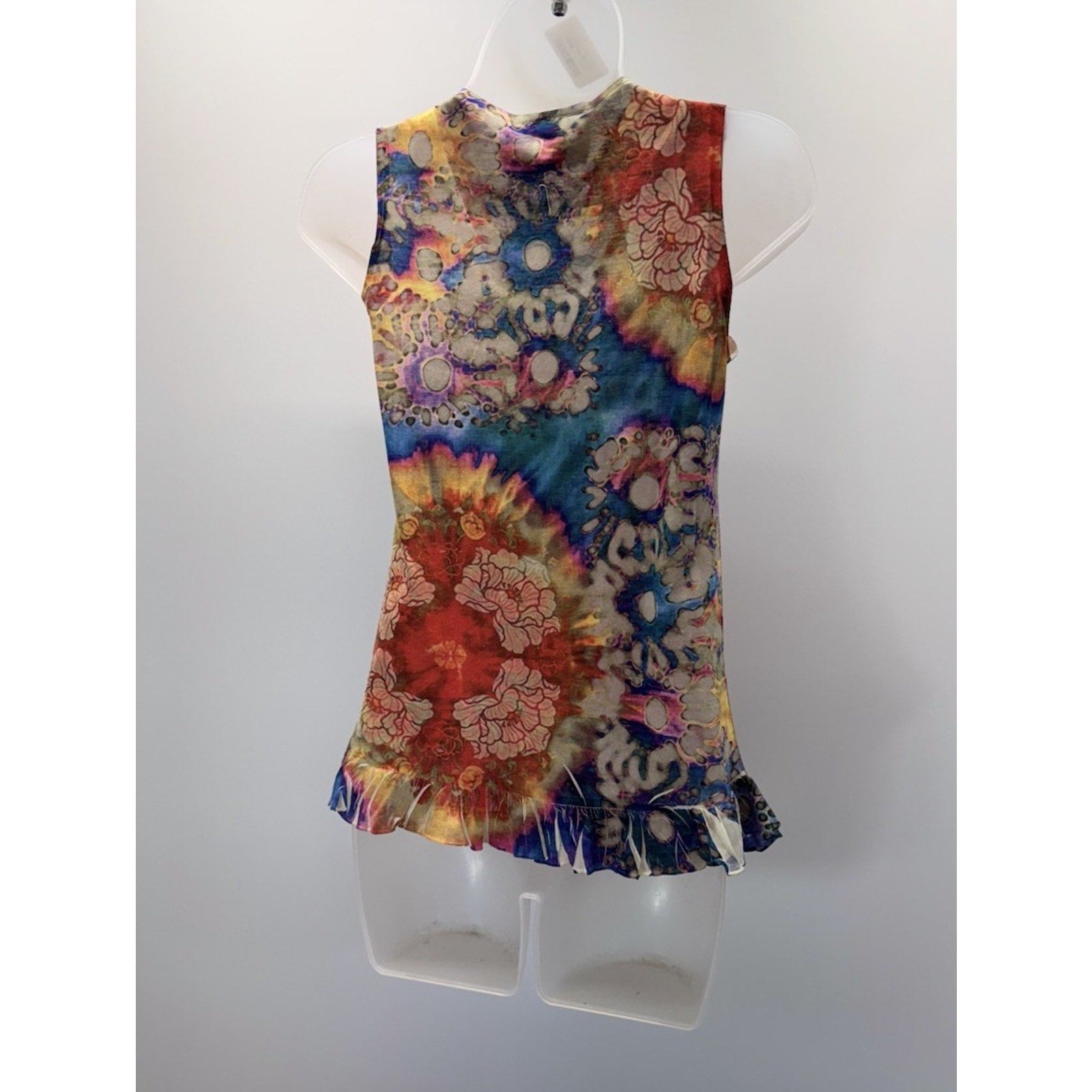 Chelsea & Violet Top XS Floral Sleeveless Print Tank