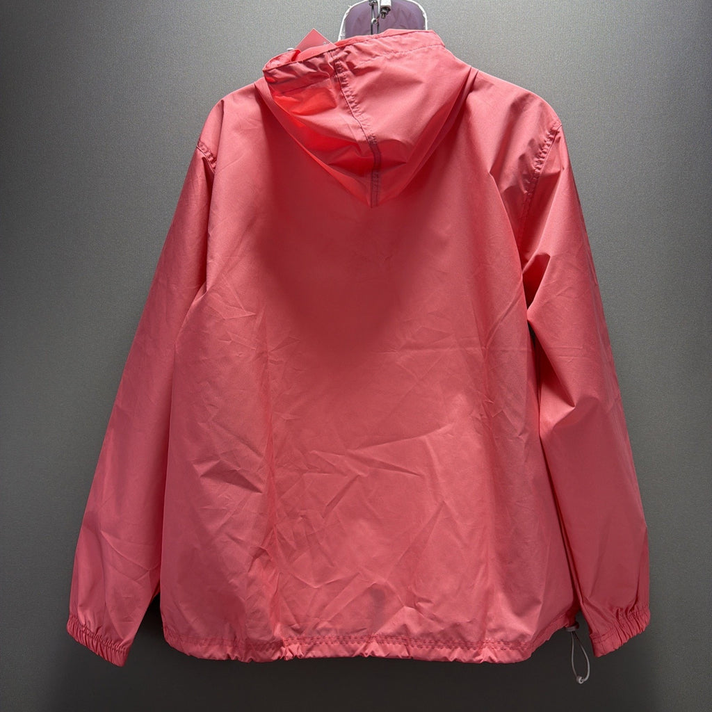 NWT Charles River Apparel Pack-N-Go Coral Rain Jacket L Winthrop Golf Club