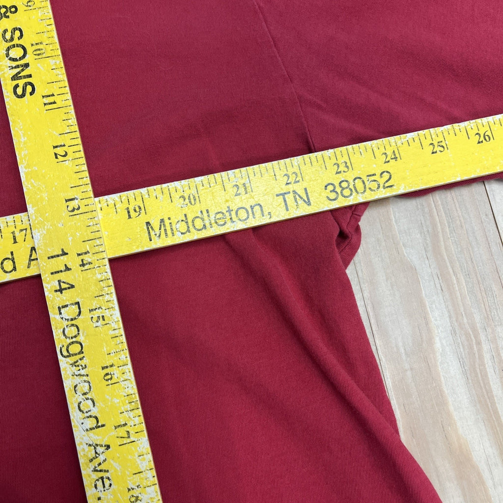 Nautica Shirt Men's XX Large Red Graphic Crew Neck Short Sleeve Stretch