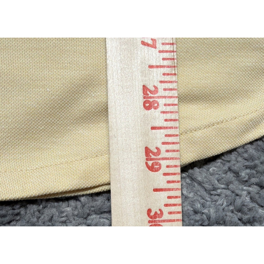 Linksoul Shirt Mens XL Button Up Yellow Tempus Fugit Button Down Casual