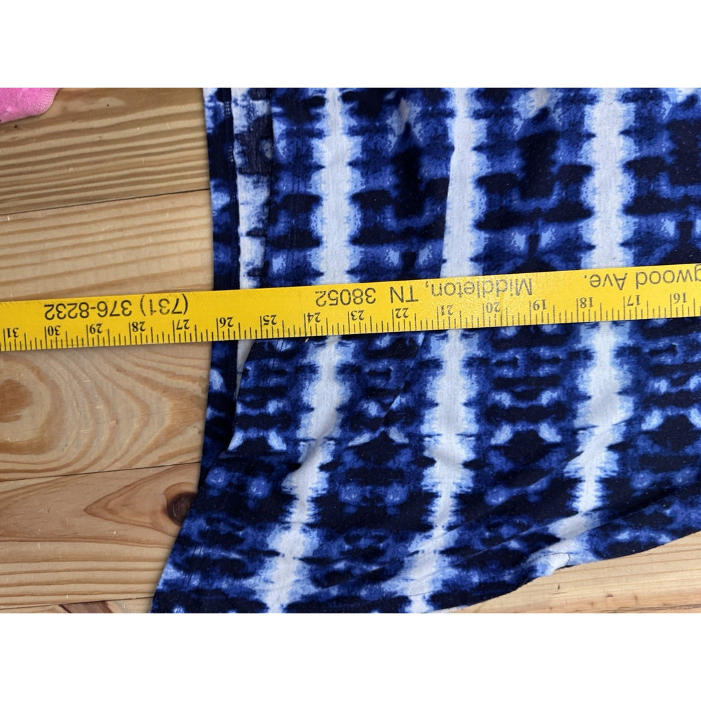 Just Be Womens Blouse Size Small Slit Sides Multi Color