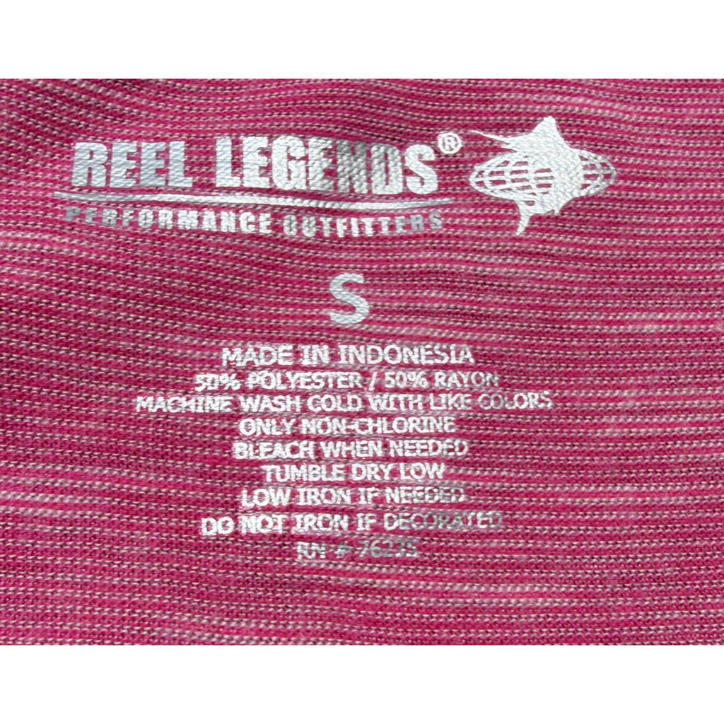 Women's Performance Top ~ REEL LEGENDS ~ Pink Glow Heather ~ Medium ~ NWT!!
