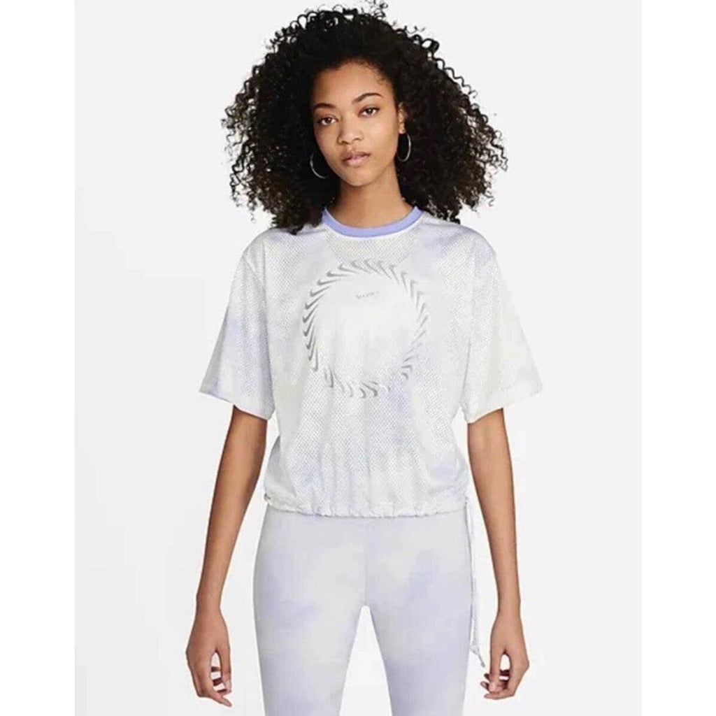 Nike Women's Sportswear Icon Clash Mesh Crop Top Shirt DQ3357-569 | Size 2X New