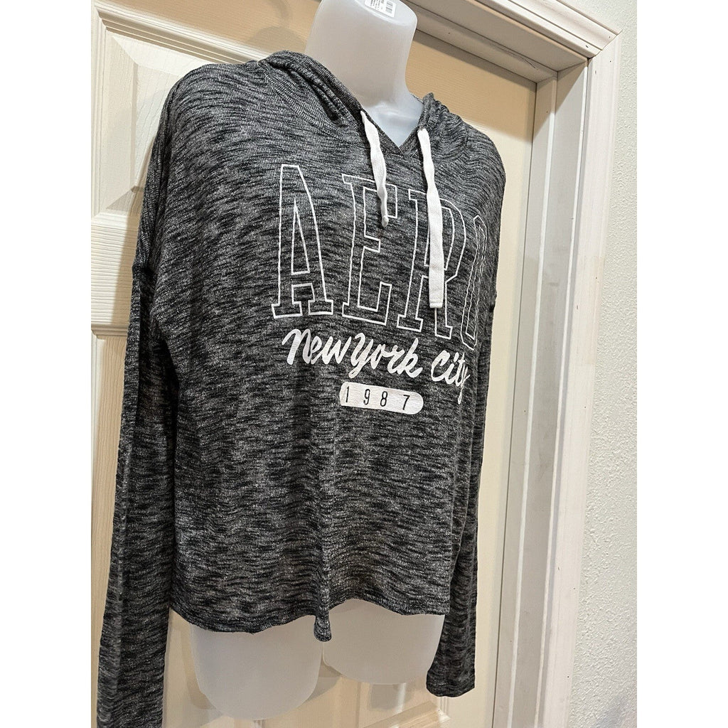 Aero New York City Hooded Pullover Sweatshirt Hoodie Women's Large Aeropostale