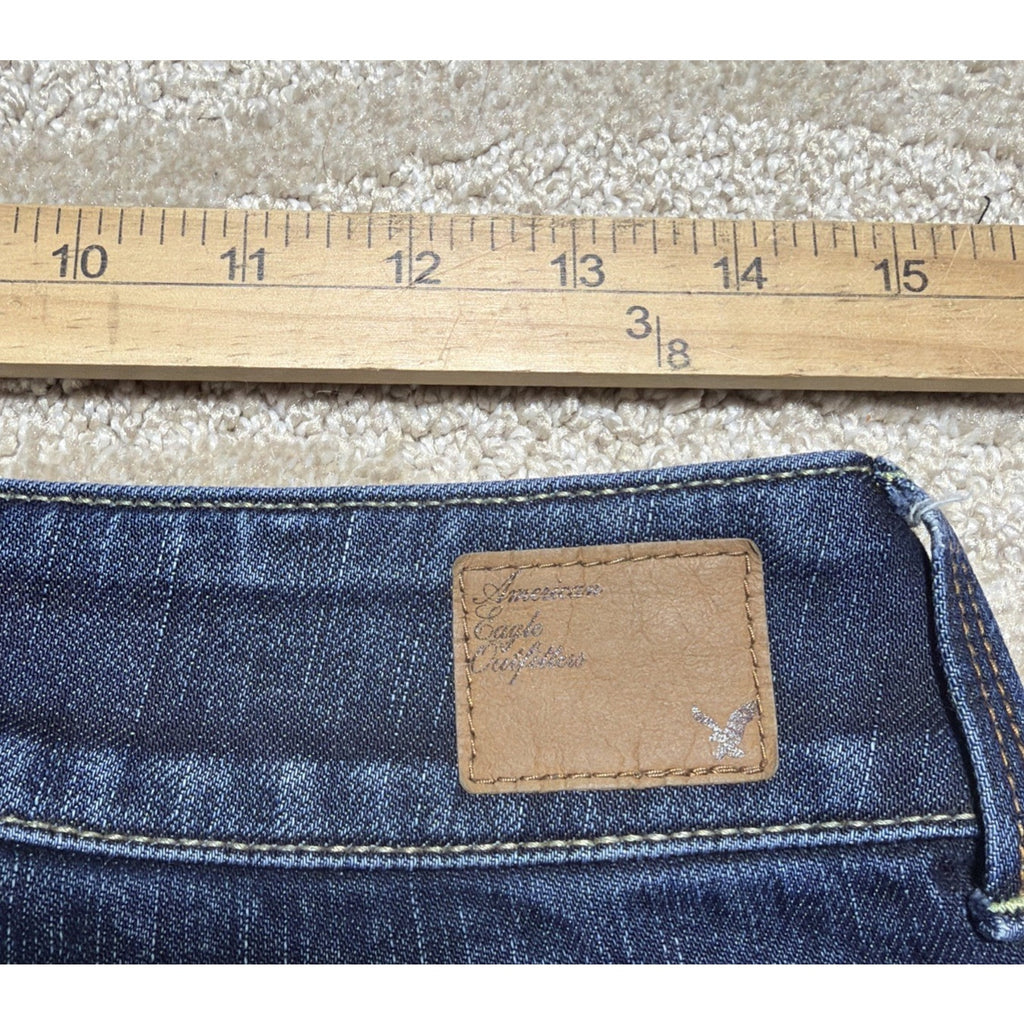 American Eagle Stretch Women's Size 6 Artist Stretch Low Rise Blue Jeans Comfort