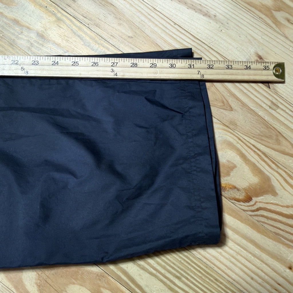 Vintage Nike Athletic Wind Breaker Pants Wide Leg Baggy Men's Size M Black NWT