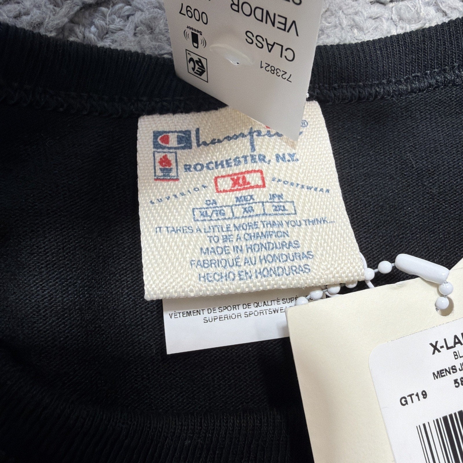Champion Pacsun Rose Heritage Heavyweight Embroidered T-Shirt Men's XL Black NWT