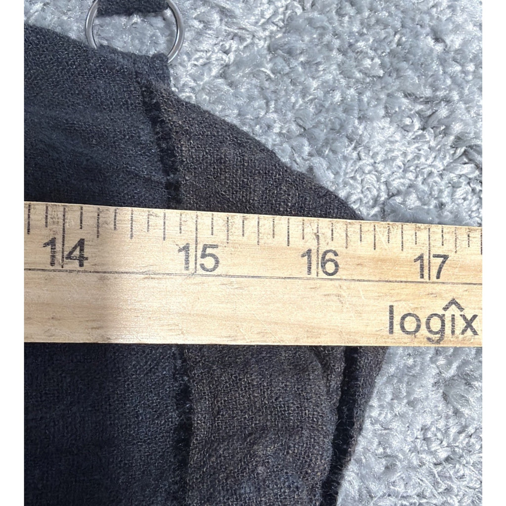 Urban Romantics Jumpsuit Romper Womens M Striped Linen Blend Wide Leg Sleeveless