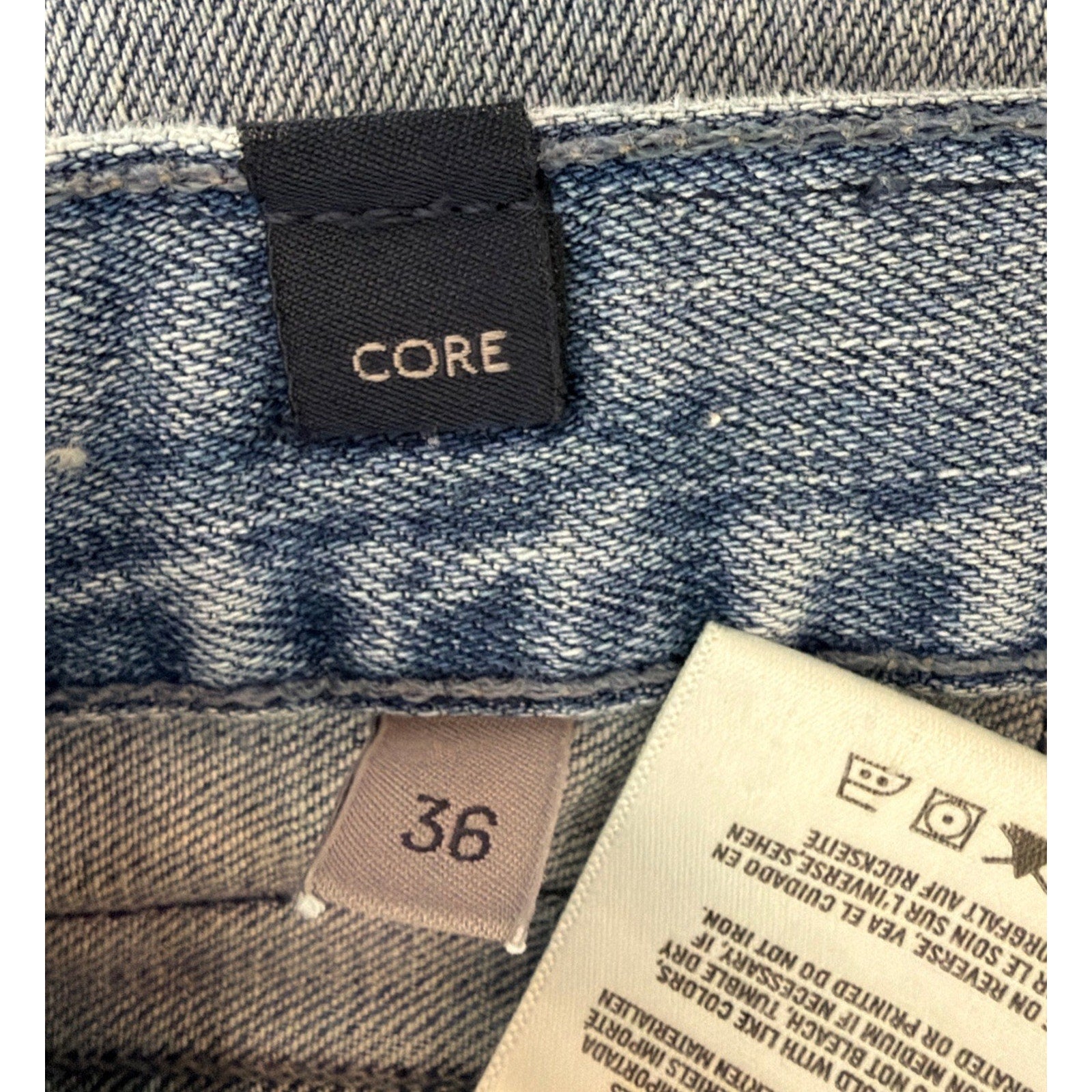 Citzens Of Humanity Core Jeans Mens 36 Blue Light Wash Straight Leg Denim