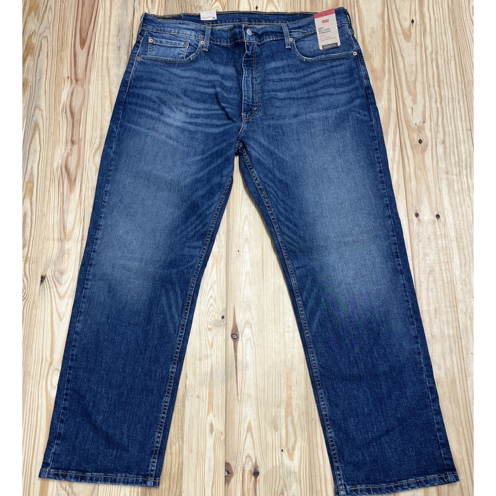 NWT Levi's Men's 559 Relaxed Fit Straight Jeans 42x30