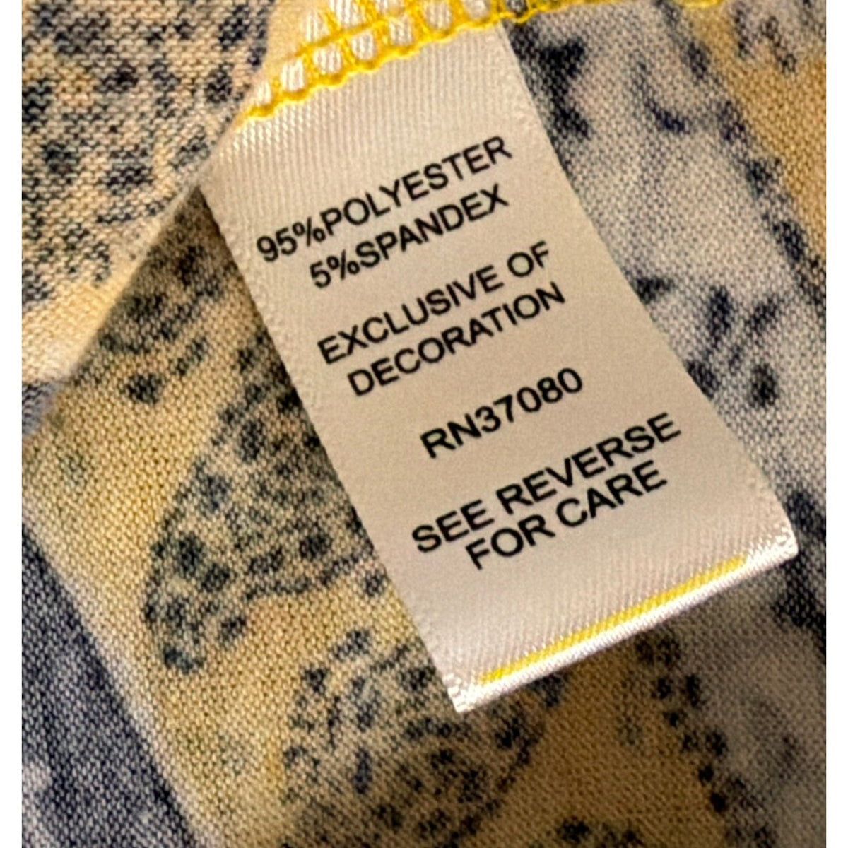 Cato Womens Medium Boho Crochet Neck Tank Top Yellow Blue Paisley