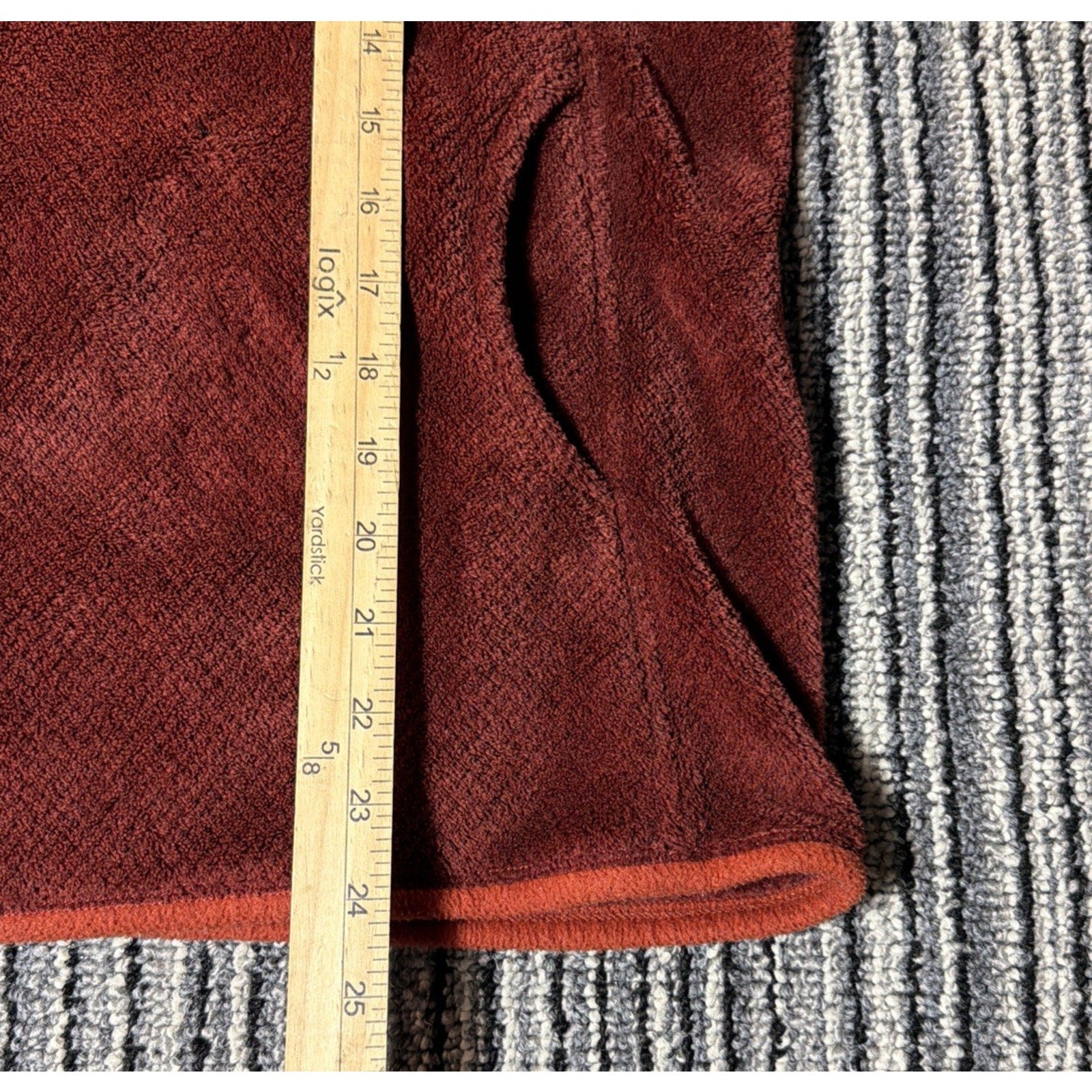 Patagonia Jacket Womens M Red Polartec Re Tool Snap Fleece Pullover Sweater M
