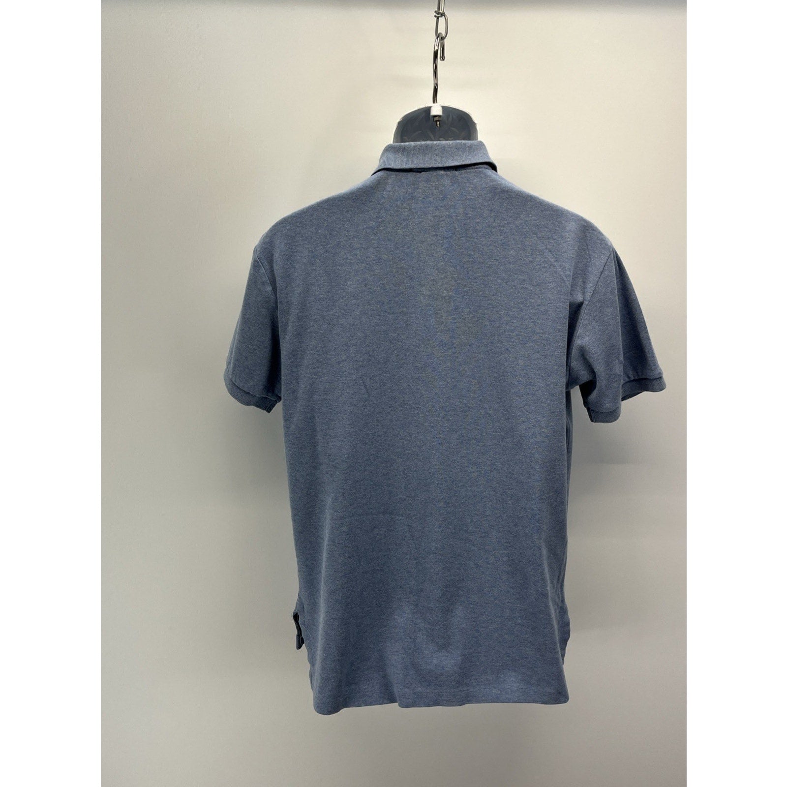 Polo Ralph Lauren Mens Polo Short Sleeve Heather Blue Pink Pony Size S