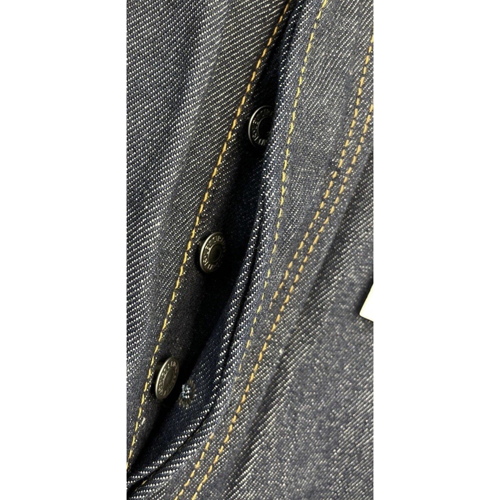 NWT Vintage Deadstock 2016 Levi’s Shrink To Fit Rigid 501 Button Fly Jeans 33x34