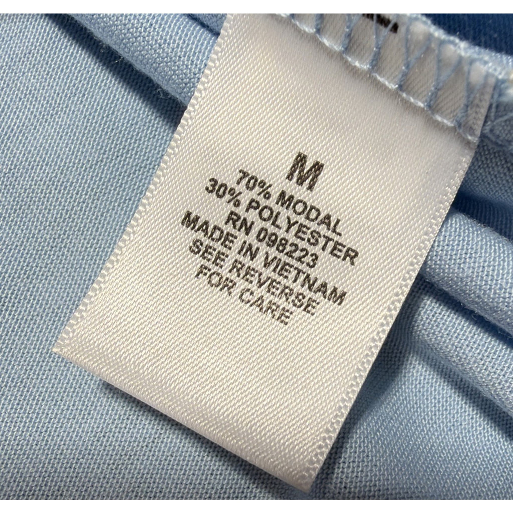 Magellan Outdoors Womens Blue Summerville T-Shirt Dress Short Sleeve Pockets M