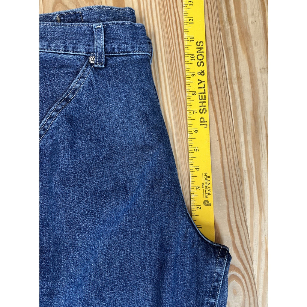 VTG Riders Denim Jeans Womens 8 28x31 Blue Flap Pocket Straight High Rise