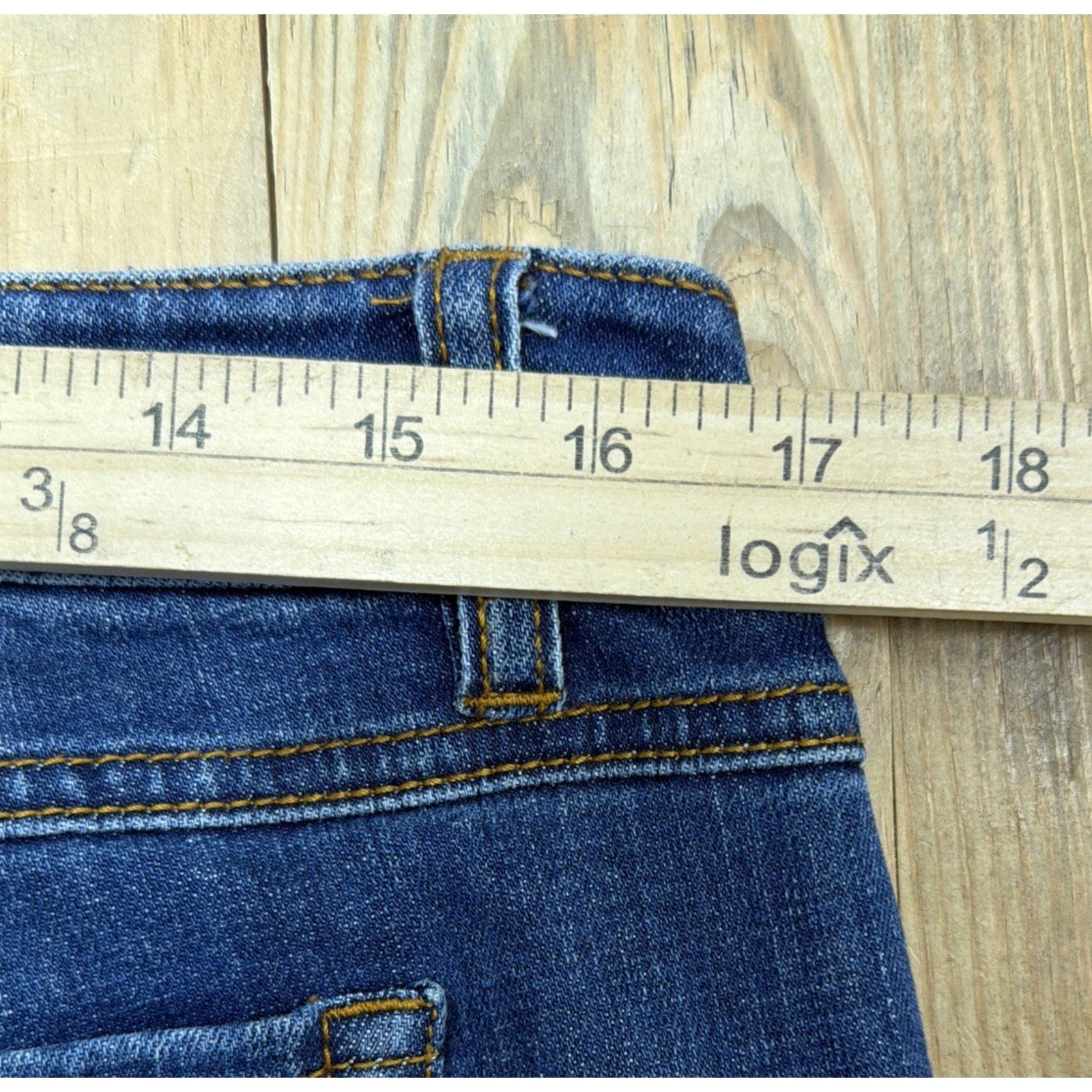 Cabi Patchwork Slim Boyfriend Denim Jeans Women's Size 6 33x31