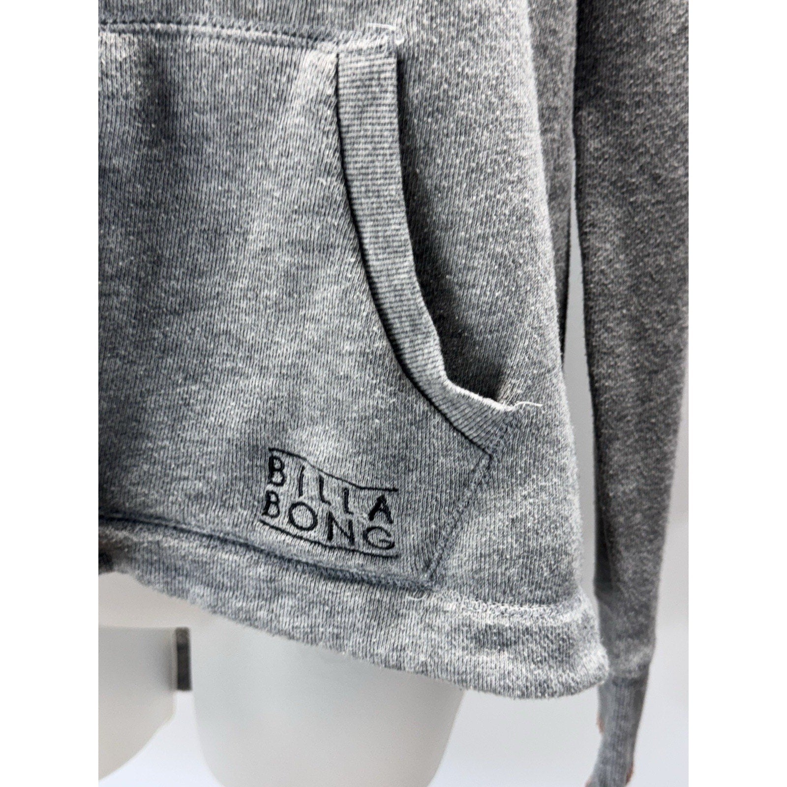 Vintage Billabong Graphic Zip Up Hoodie Sweatshirt Hooded Y2K Large Women’s M