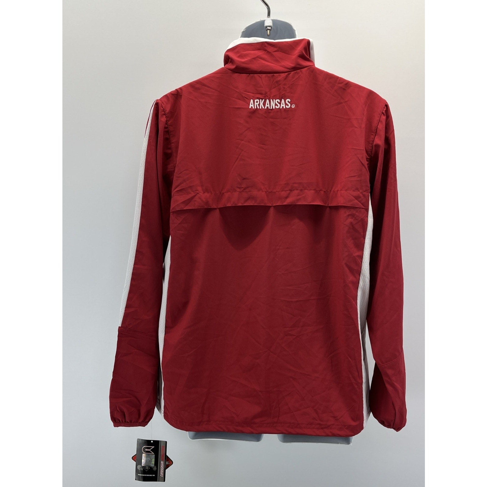 NWT COLOSSEUM ATHLETICS 20th ANNIVERSARY ARKANSAS Razorbacks Full ZIP Jacket S