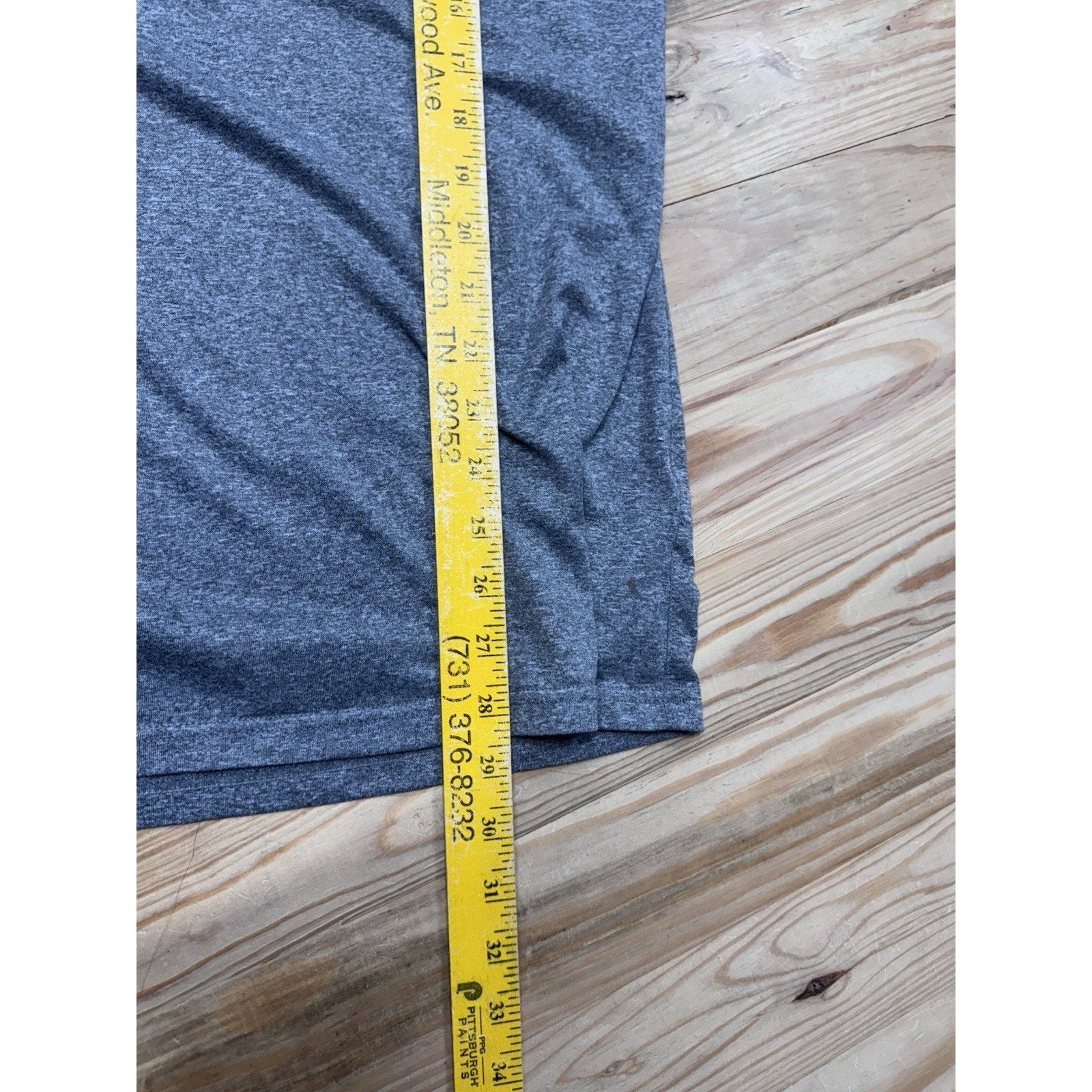 Nike Dri-Fit Basic Gray Classic T-Shirt Men’s Size Large