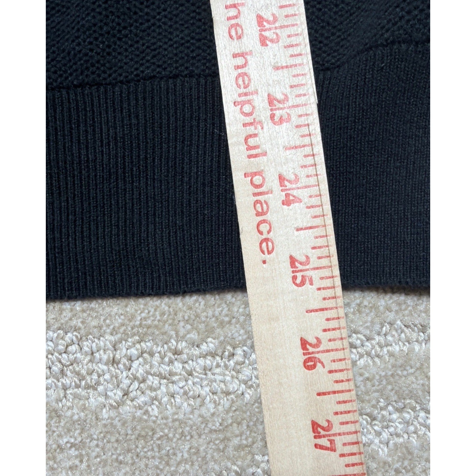 Ralph Lauren Polo Men’s Cotton Mesh Knit 1/4 Zip Sweater Black M