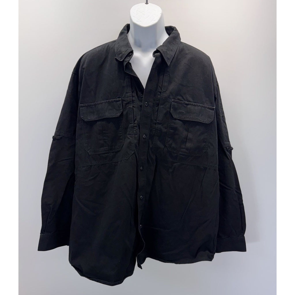 Tactical Midnight Navy TDU Shirt and Pant Set, Sz 2XL Shirt 31.5-35 Adj