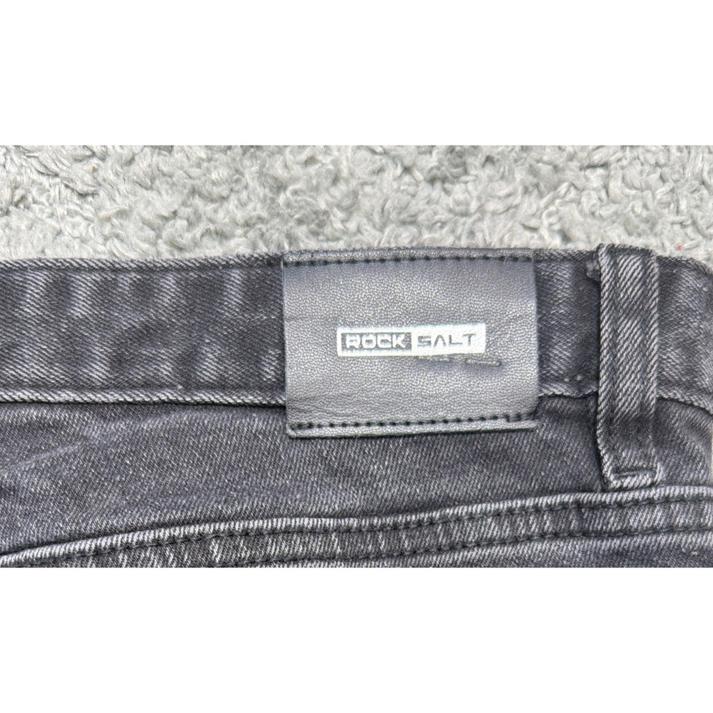 Rock Salt Cargo Pants Youth 18 Faded Black Grunge Skater 30x27