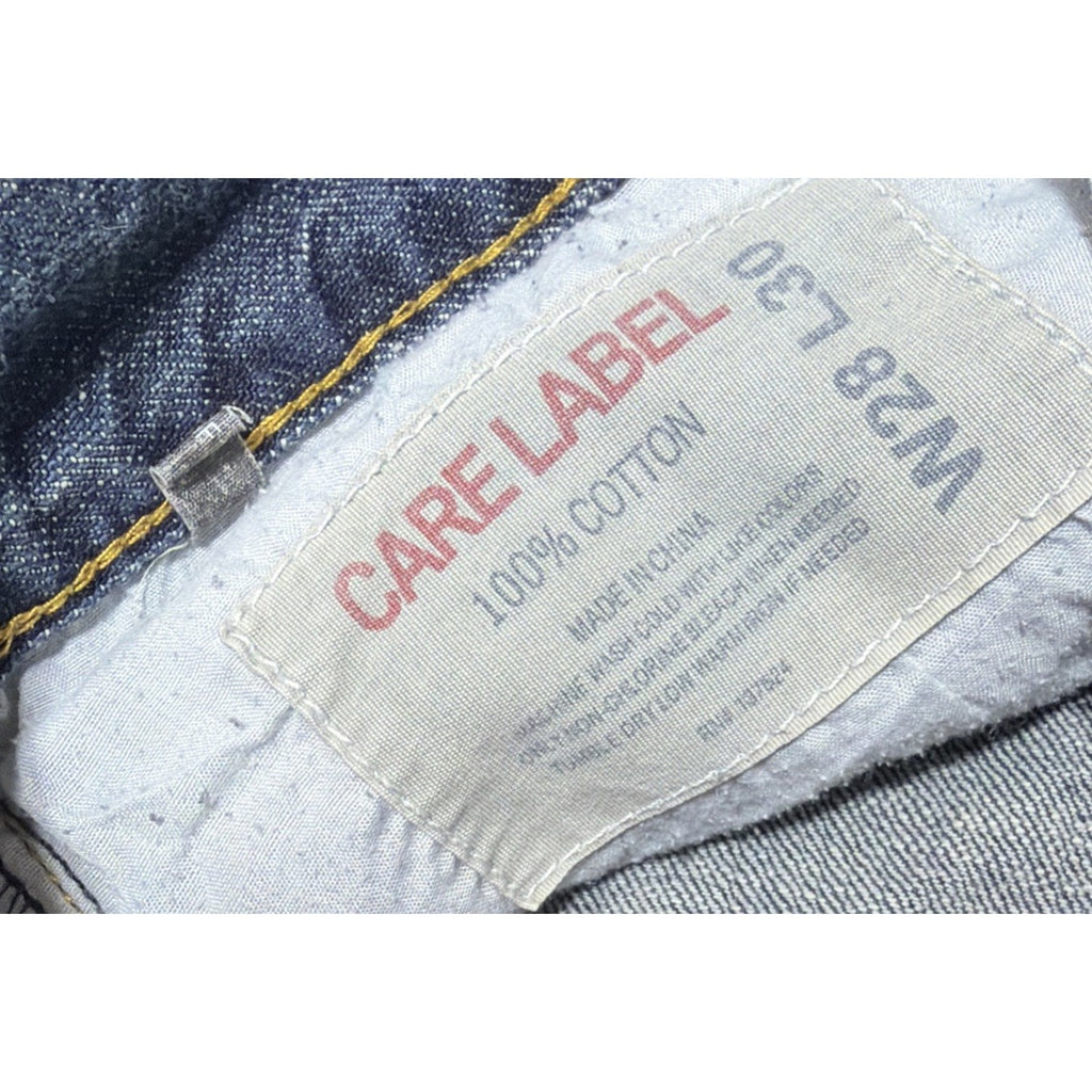 Express Jeans Men's 28x30 Slim Straight Blue Stretch Denim