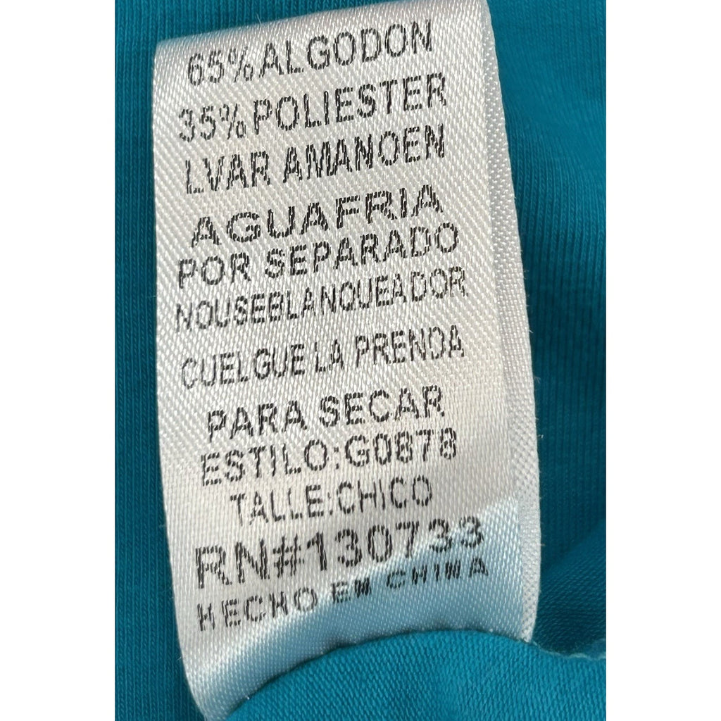 Umgee Mixed Media Boho Blouse Bell Sleeve Size Small Green.