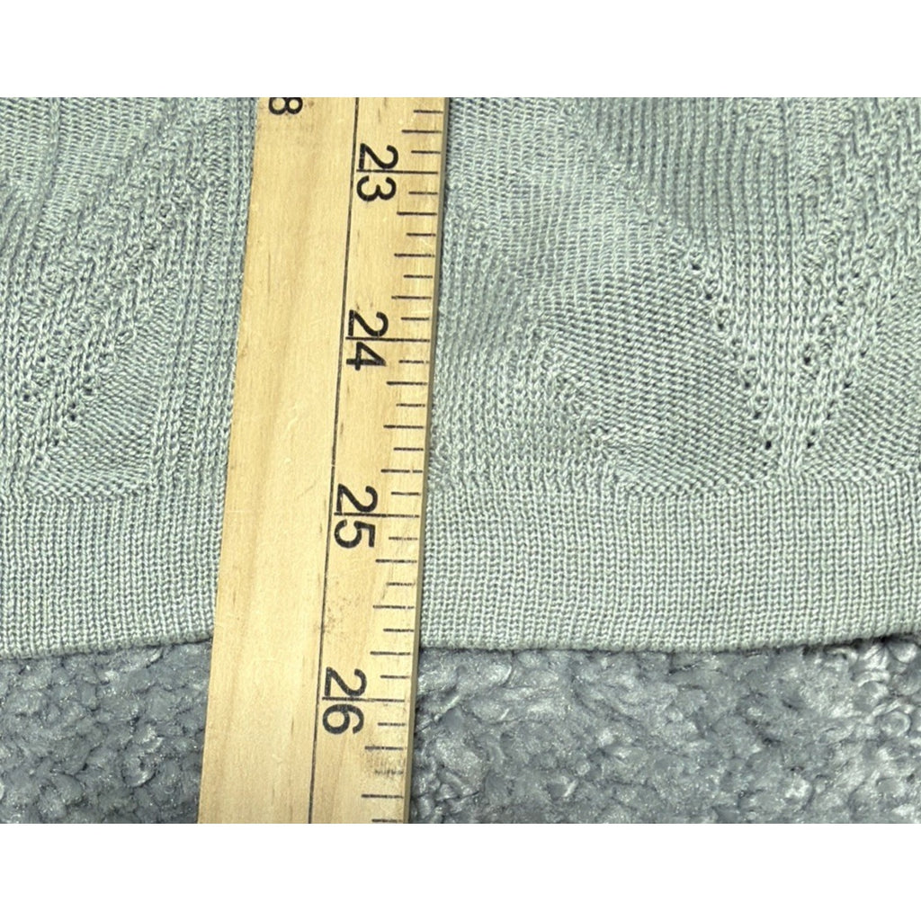 Bachrach Silk Hineck Pullover Sweater Green Men’s Large Preppy Casual