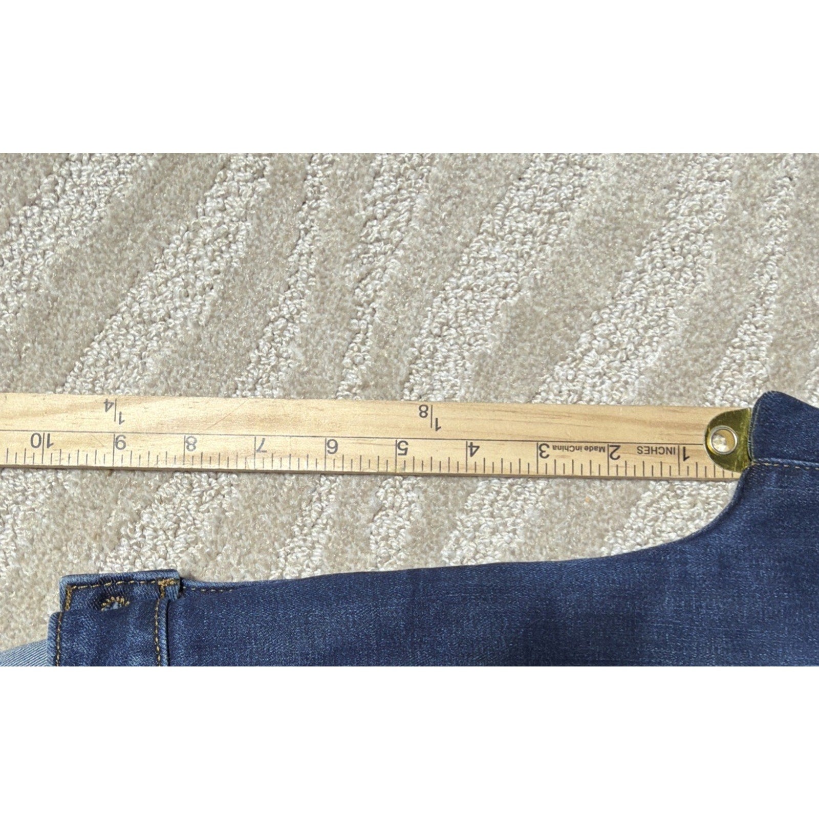 NYDJ Barbara Bootcut Womens Jeans Womens Sz 8 Mid Rise Lift Tuck Blue NWT 30x32