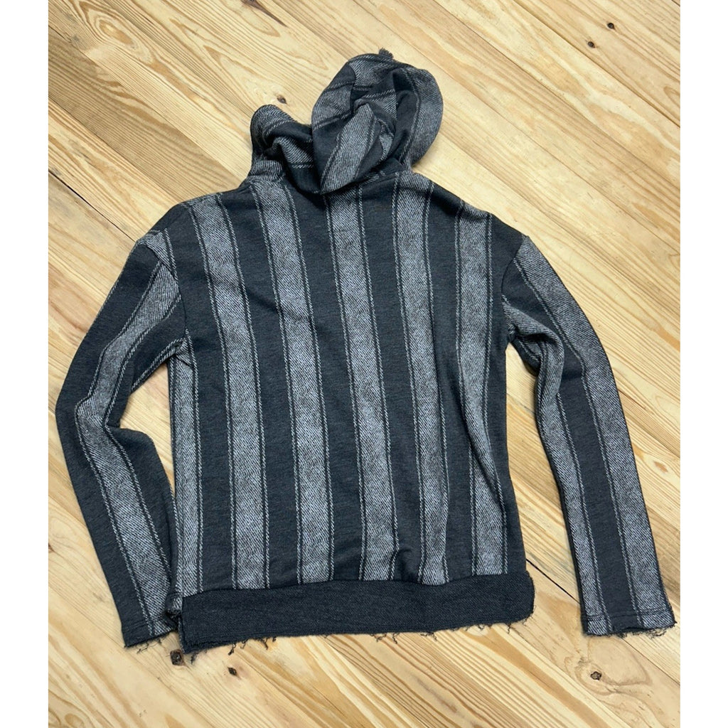 Billabong Hoodie Terry Pullover Grey Beach Stripe SP NWT