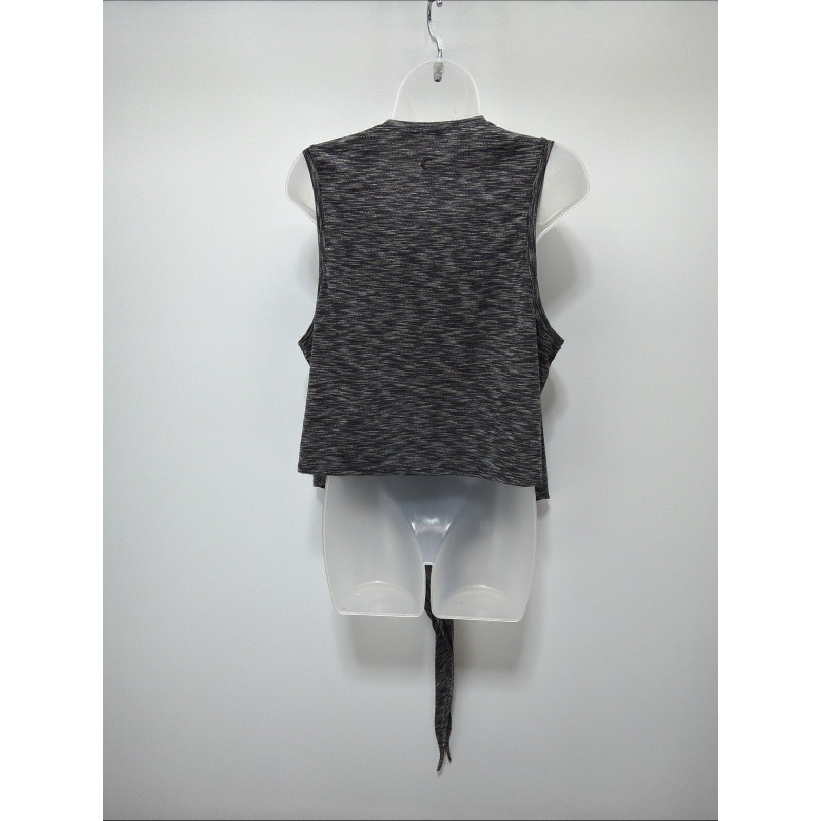Zyia Active Gray front tie tank Size XXXL Running Yoga Athletic