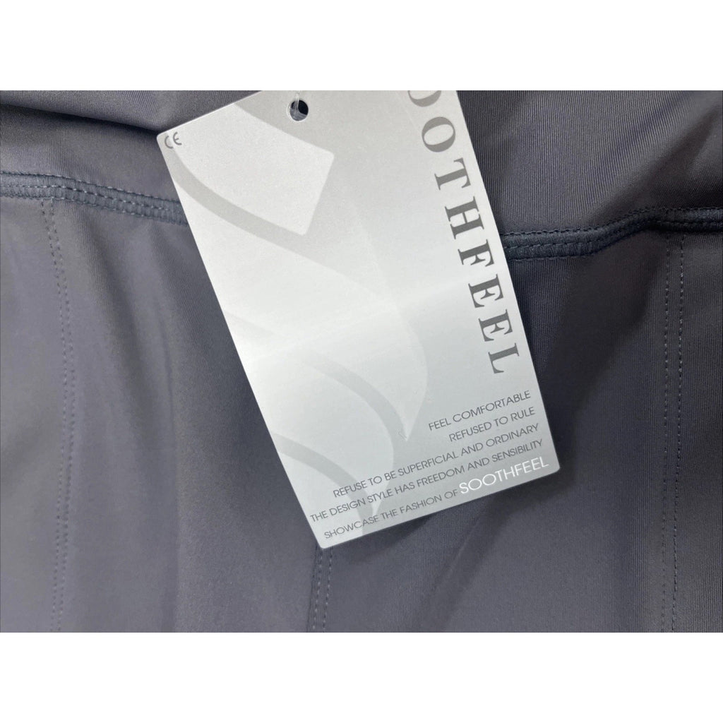 NWT SOOTHFEEL Jogger Leggings Pants Womens M Gray Pockets Activewear Work Out