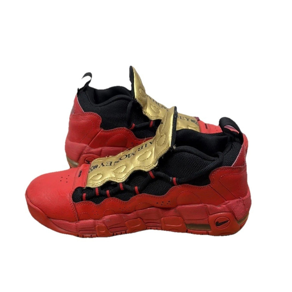 Nike Shoes Youth 6.5Y W8 Air More Money " Golden Bred" Sneakers AH5215-600