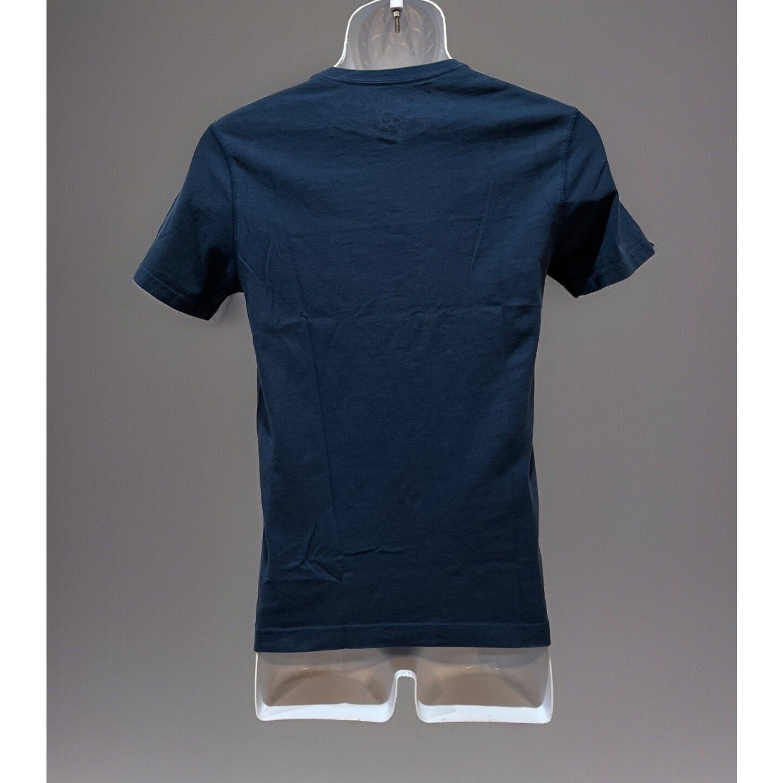 Express Graphic Print T-Shirt Blue Size XS Men Slim Fit