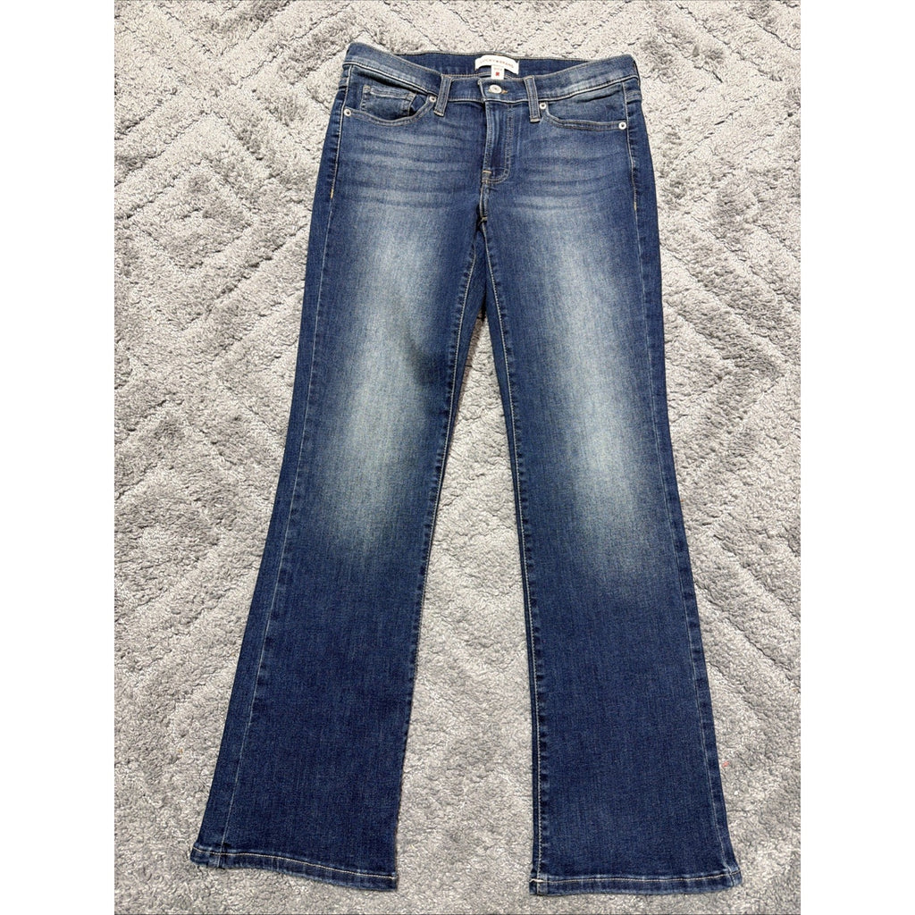Lucky Brand Womens Mid Rise Sweet Boot Cut Jeans Blue Pockets Denim 4/27